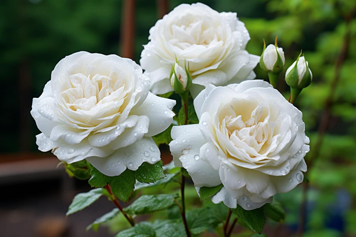 Roses Alba : élégance naturelle et sobriété