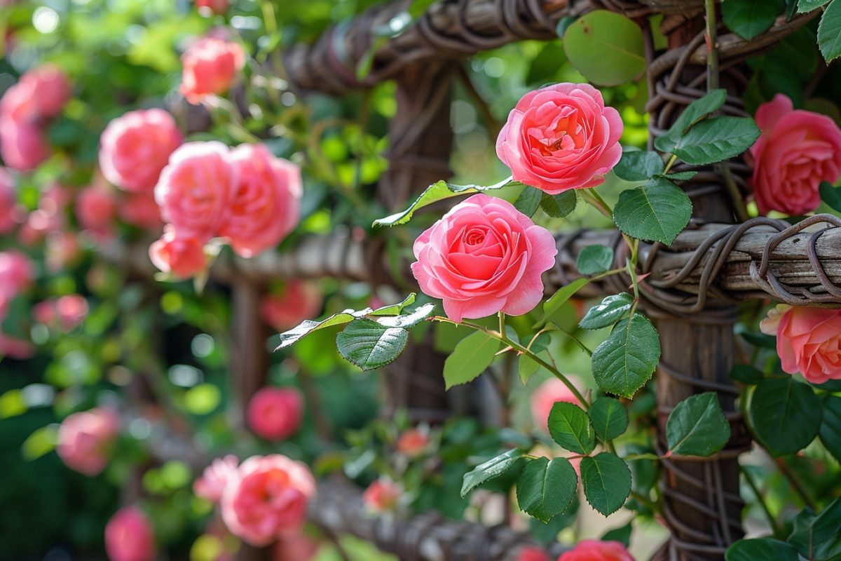 Comment réussir l’attachement de votre rosier grimpant pour un jardin de rêve : secrets et techniques dévoilés