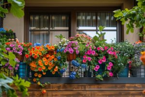 Découvrez comment égayer votre balcon ce printemps: 10 plantes robustes pour un entretien minimal