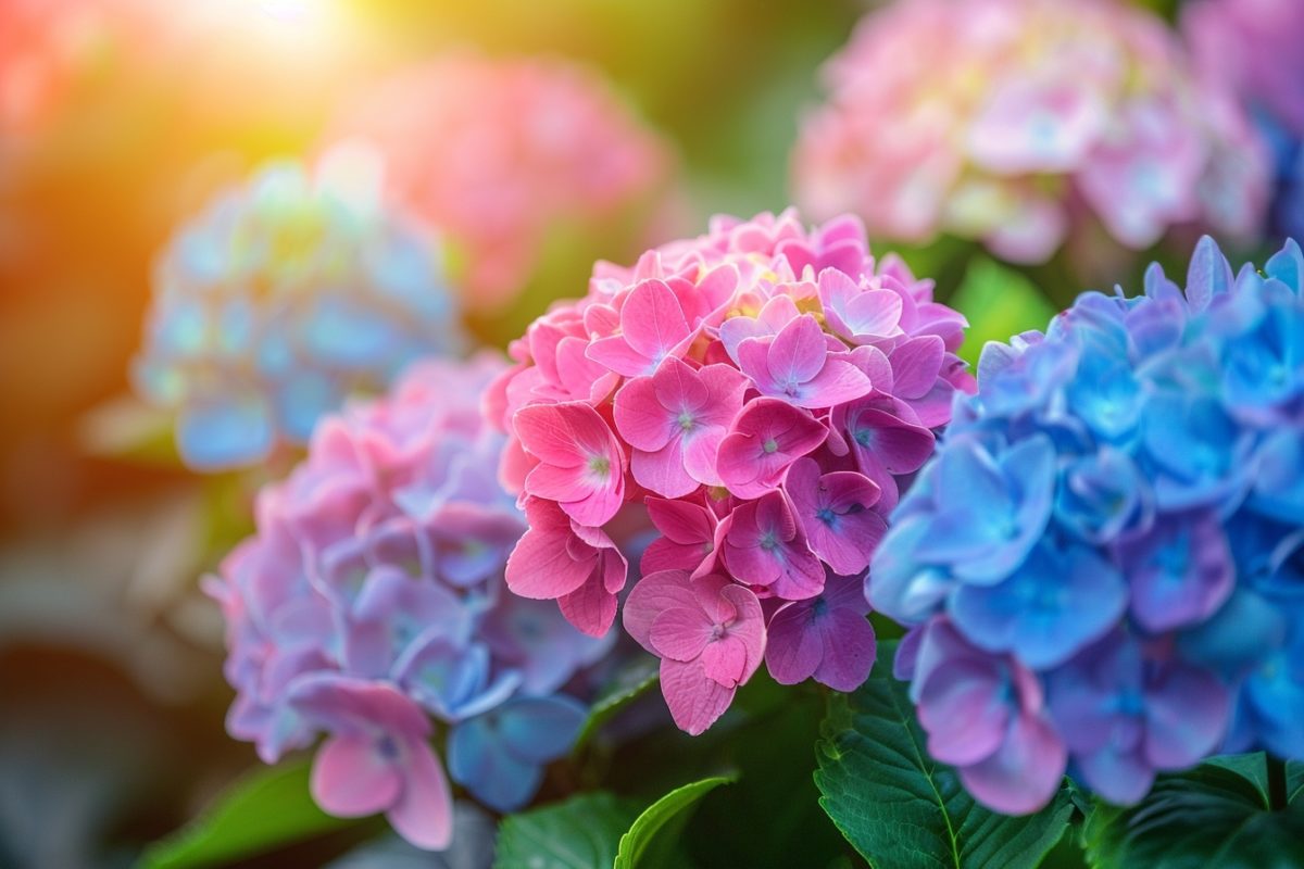 Découvrez comment transformer votre jardin en une palette de couleurs : astuce incroyable pour changer la couleur des hortensias