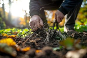 Transformez votre cauchemar végétal : guide pas à pas pour éliminer les racines intrusives dans votre jardin
