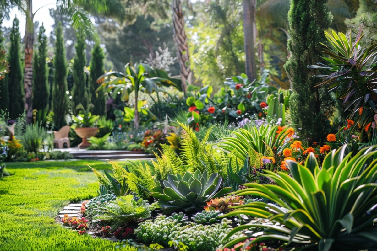 Transformez votre espace extérieur en un vert paradis : choisissez des plantes qui demandent peu de soin