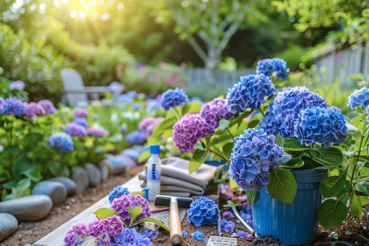 Transformez votre jardin en avril : guide étape par étape pour un pH du sol optimal pour des hortensias éclatants