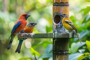 Trois oiseaux colorés qui pourraient visiter votre jardin ce printemps : comment les attirer et comment garantir leur sécurité