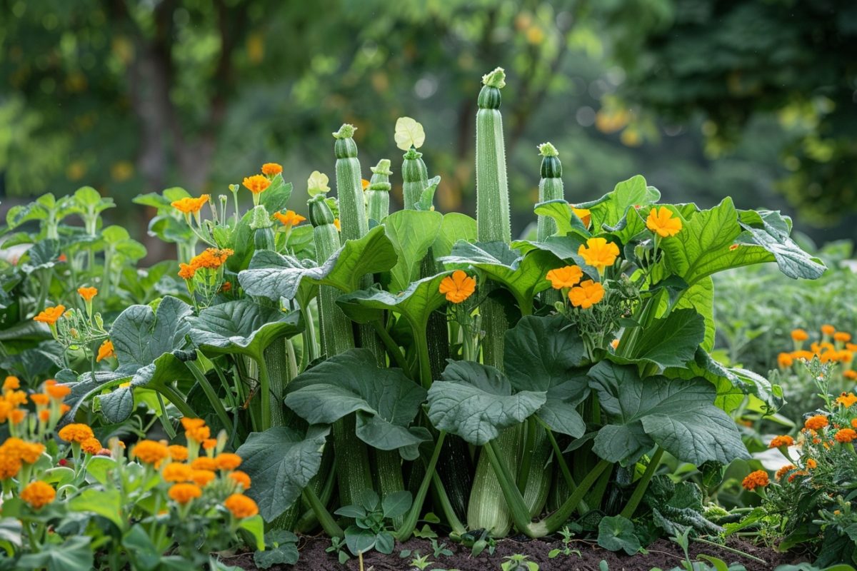 Augmentez votre rendement de courgettes : découvrez les plantes à planter à leurs côtés pour un potager prospère