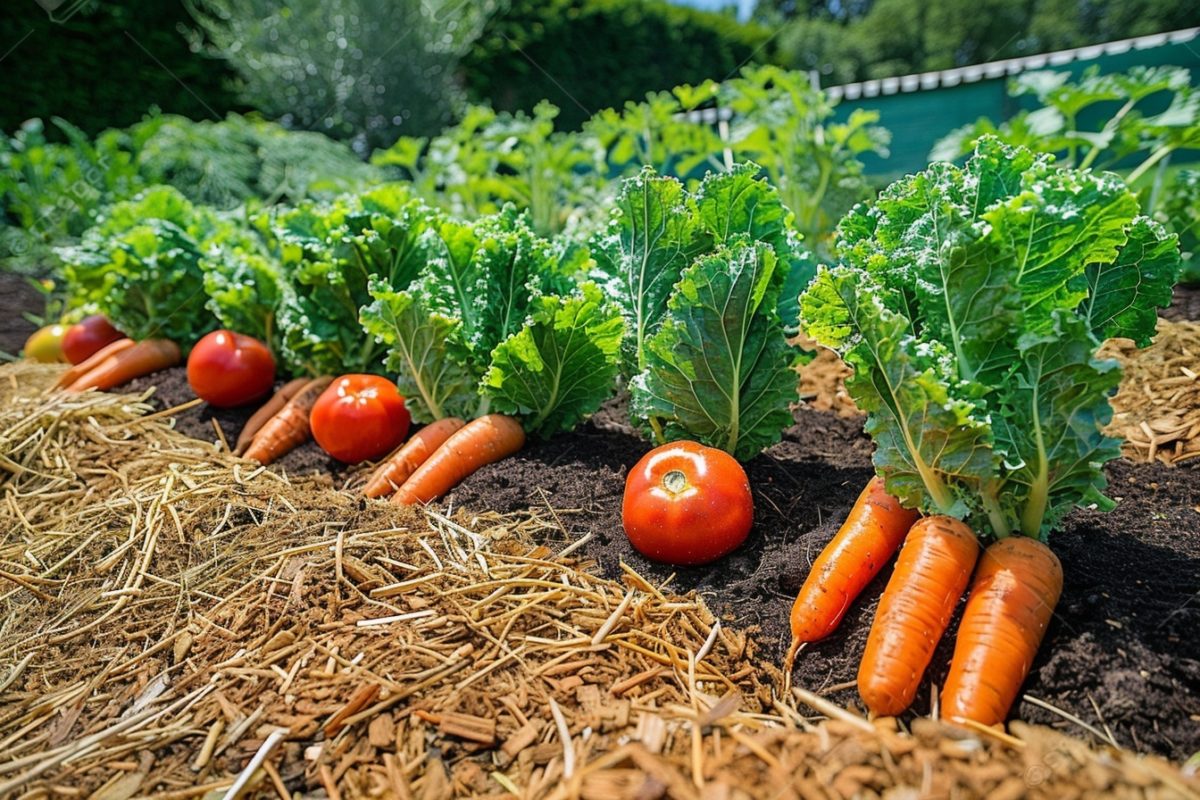 Les secrets du potager productif : redécouvrez les trois paillis organiques qui transforment votre jardin