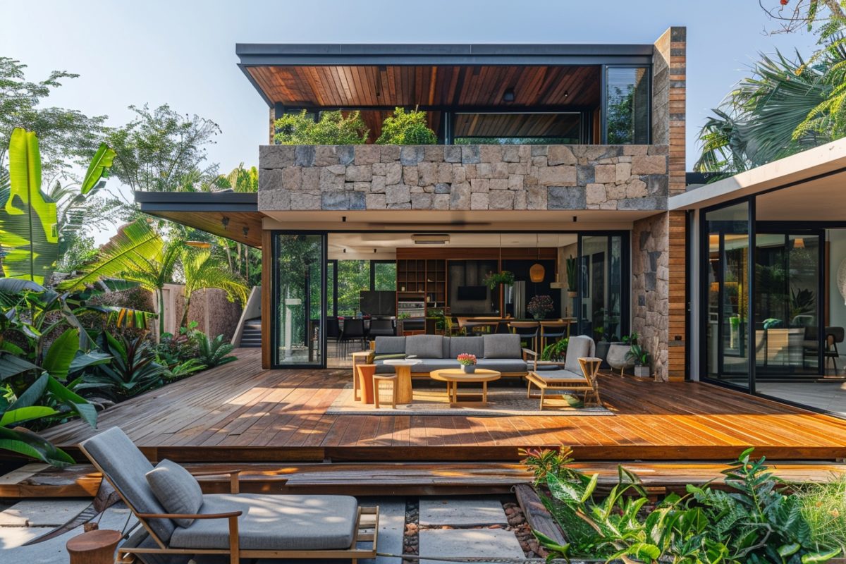 Transformation de votre espace extérieur : les clés pour concevoir une terrasse bi-matière attrayante et durable